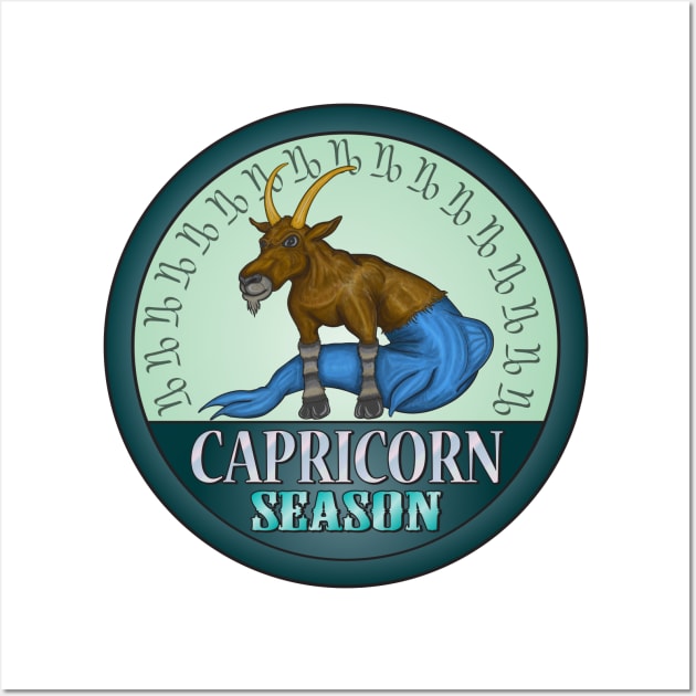 Capricorn Season Wall Art by Big Bee Artistry